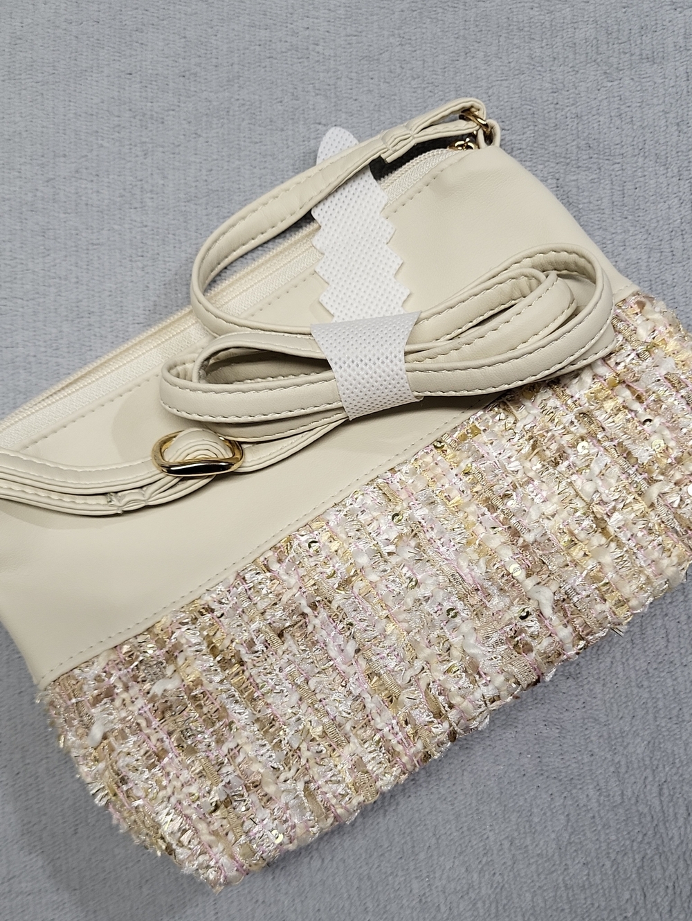 New Tweed Vegan Crossbody Mini Bag from Japan